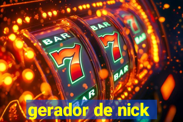 gerador de nick